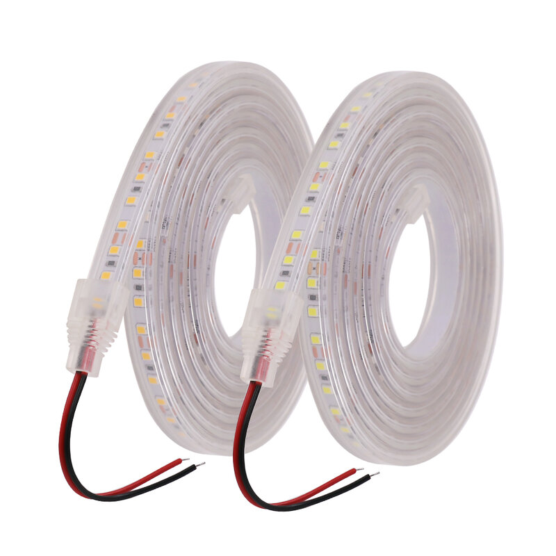 Fita LED Dimmable com Dimmer, Fita LED à prova d'água, Fita flexível, Branco Quente Natural, 12V, 24V, IP67, 2835, 120Leds por m, 1-10m