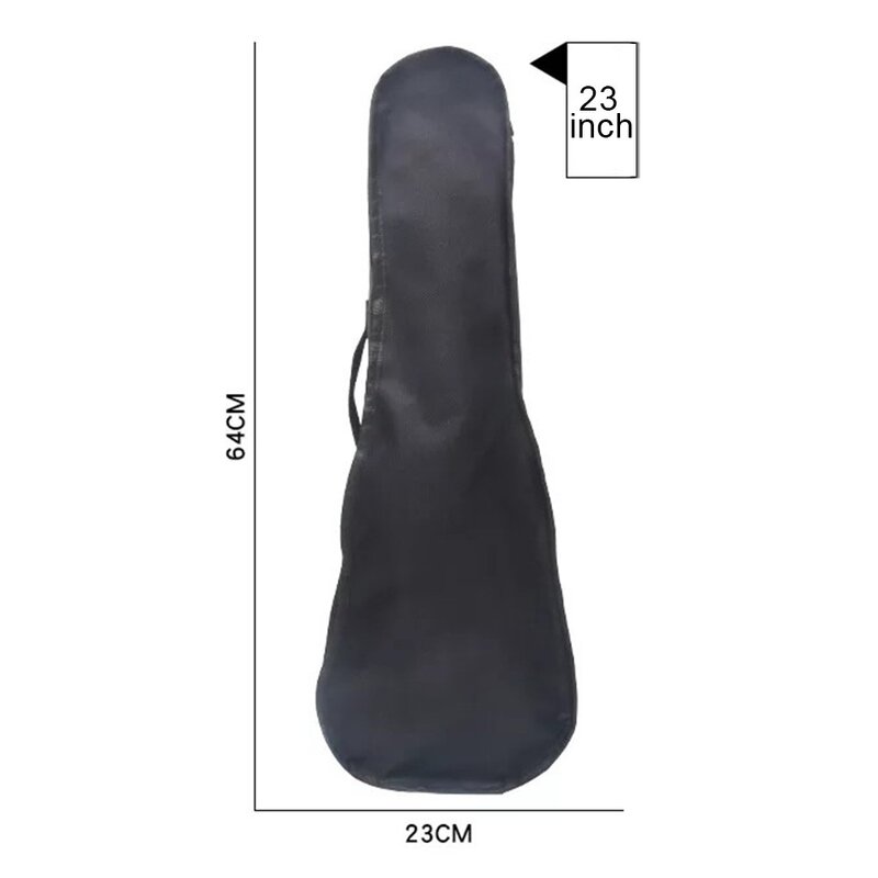 21/23/26Inch Ukulele Bag Oxford Cloth Waterproof Portable Soft Case Monolayer Bag Single Shoulder Backpack Padded Musical Parts
