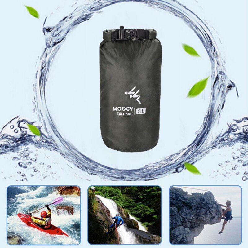 5L/20L/50L Outdoor Waterproof Dry Bag Roll Top Sack Rafting Boating Swimming Kayaking Dry Organizer Fishing Storage Bag