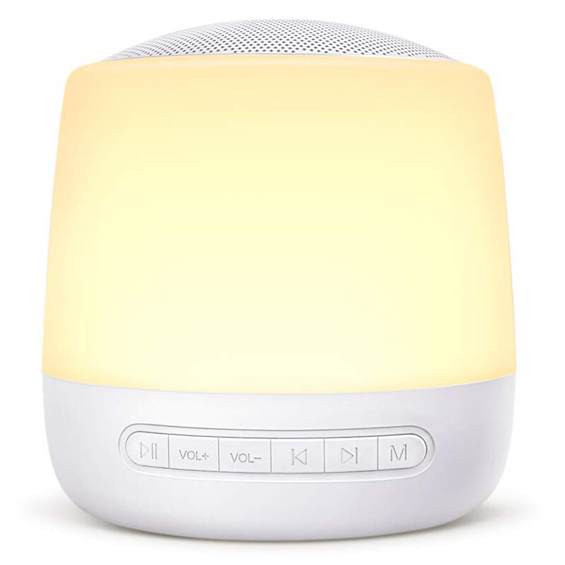 Baby Sound Machine White Noise Machine with Night Light 28 Soothing Sounds 32 Volume Levels Timer & Memory Function Night Light