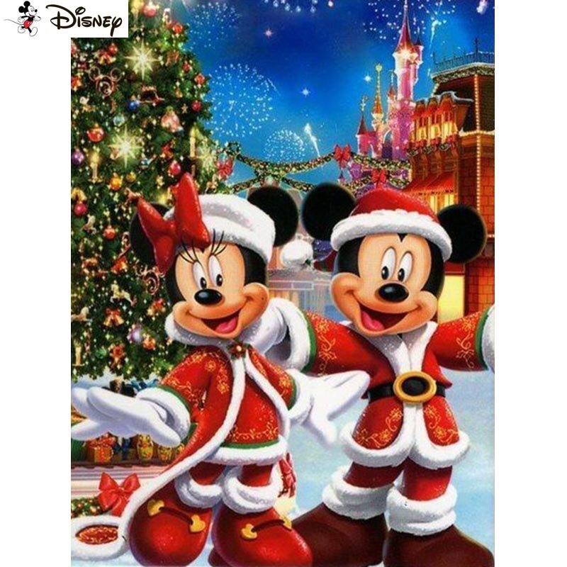 Disney-Pintura Dos Desenhos Animados Mickey Mouse Diamante, Bordados DIY, Ponto Cruz, Strass Completo, Broca Quadrada ou Redonda, Decoração 5D, A30493