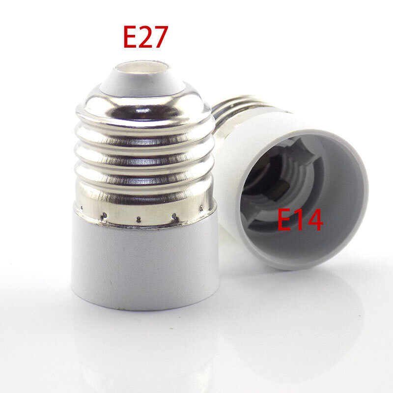 5Pcs Led Lamp Converter E27 Om E14 Lamp Base Holder E14 Vrouwelijke E27 Mannelijke Adapter Conversie Socket Socket adapter