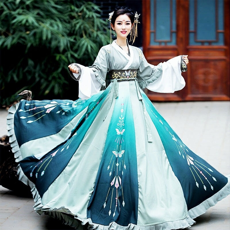 女性のための伝統的なドレス,ダンスのための古代のステージの衣装,フォーク,フレア,ヴィンテージ,女の子のための王女の衣装