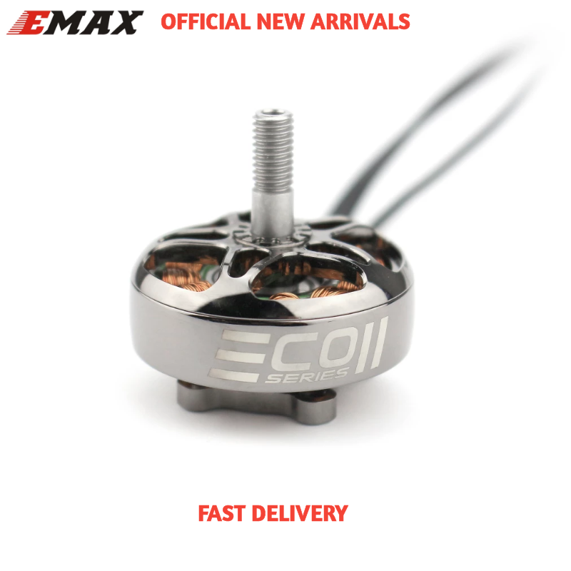 Emax-Motor sem escova para RC Drone, FPV Racing, Série Oficial ECO II, 2807, 1300KV, 1700KV, 1500KV, Mais Novo, Em estoque
