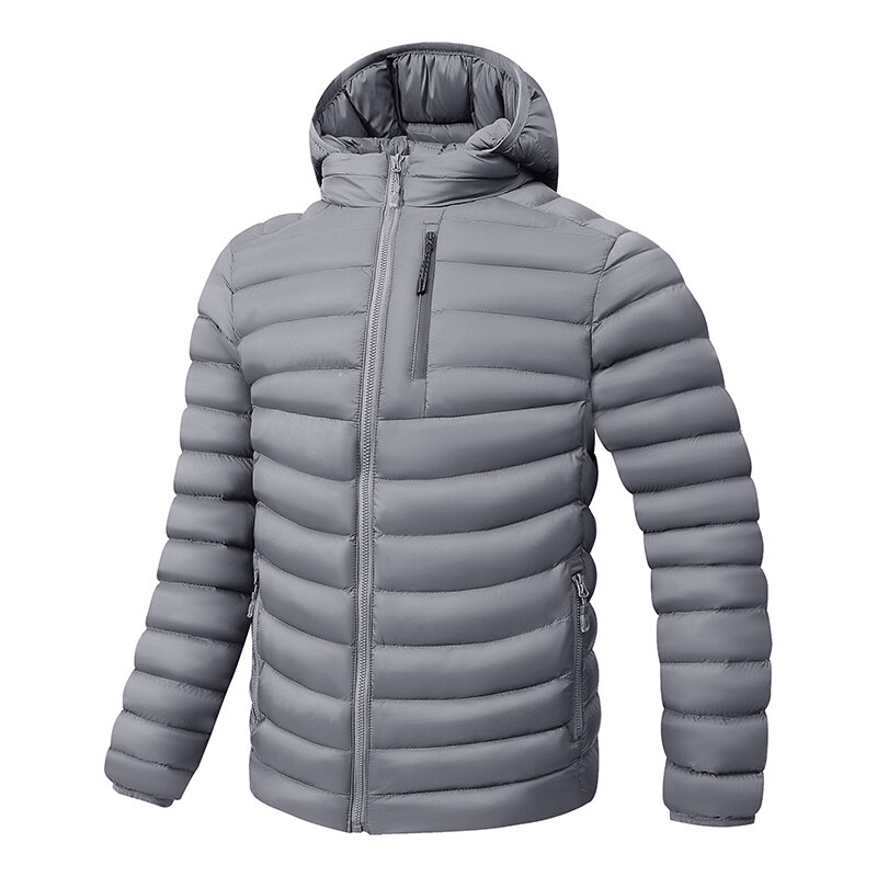 Мужская зимняя куртка, плотная теплая Модная Повседневная парка со съемным капюшоном, Мужская Уличная ветрозащитная куртка, парка для мужчин, 2021