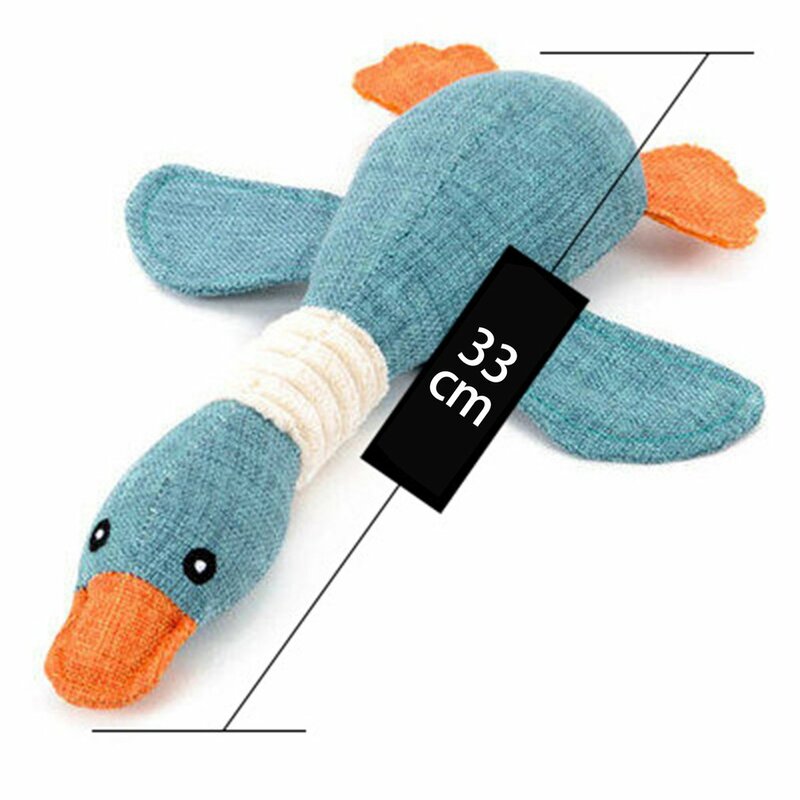 Dog Squeak Toys Wild Goose Sounds Toy Cleaning Teeth Puppy Dogs Chew Supplies Training 30cm Household Pet  Dog Toys accessories
