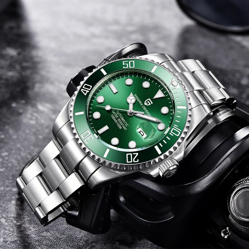 PAGANI DESIGN Neue Männer Mechanische Armbanduhr Luxus Keramik Lünette Automatische Uhr Saphirglas Uhr für Männer Relogio Masculino