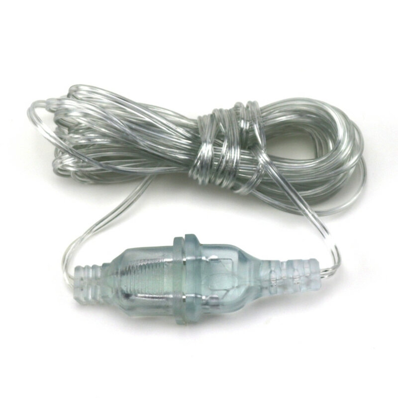 Cable extensor de enchufe de 3M y 5M, enchufe de la UE para cadena de luces LED de vacaciones, cable de extensión, cortina de luz, fiesta de boda