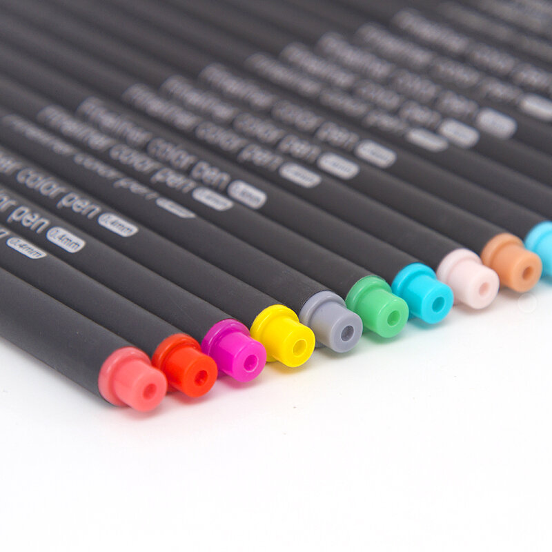 Художественный маркер Fineliner ручки Bullet Journal 12 24 48 60 100 цветов Рисование эскиз манга графическое граффити ручка товары для рукоделия