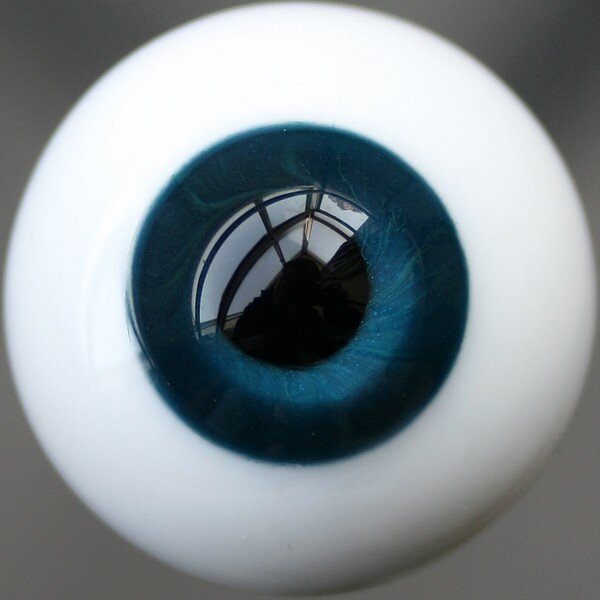 Wamami-Muñeca Reborn para hacer manualidades, Ojos de cristal azul oscuro de 6mm, 8mm, 10mm, 12mm, 14mm, 16mm, 18mm, 20mm, 22mm y 24mm