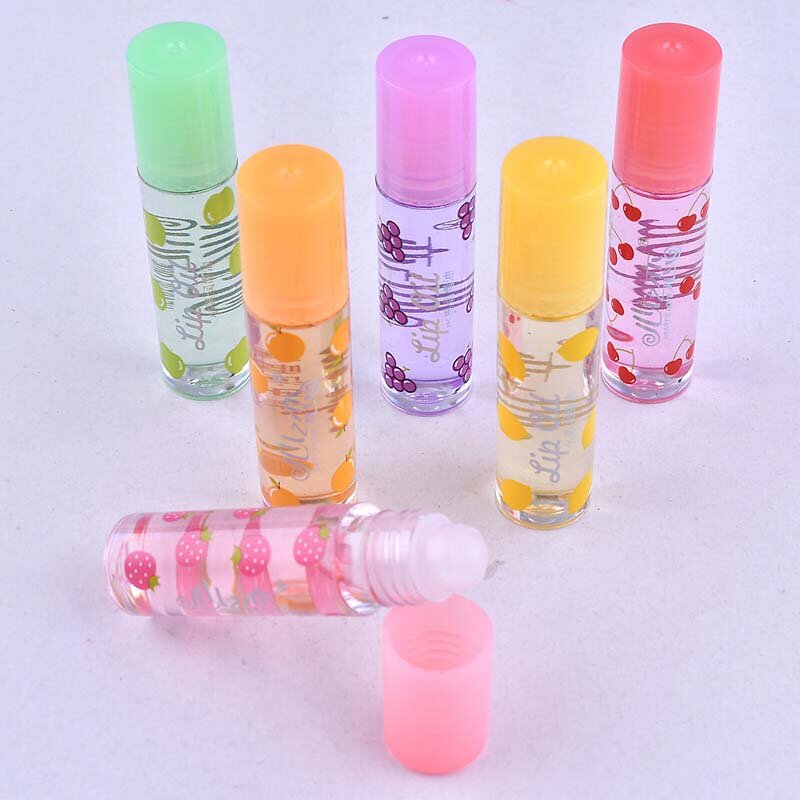 딸기 수화 아름다운 립글로스 꽃 무색 립글로스 액체 투명한 립글로스 오일 여성용 입술 색조 관리