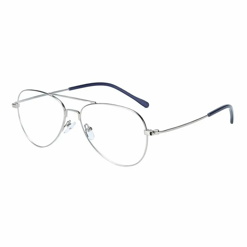 BLUEMOKY Ultra-Licht Pilot Progressive Brillen Männer Anti Blau Licht Photochrome Gläser Metall Optischen Brillen