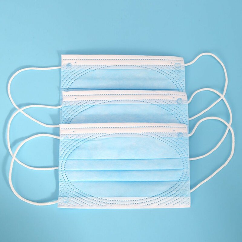 50/100PCS Disposable Protective Mask 3 Layers Dustproof Scarf Protective Cover Masks Prevent Anti-pollution Child face Masks