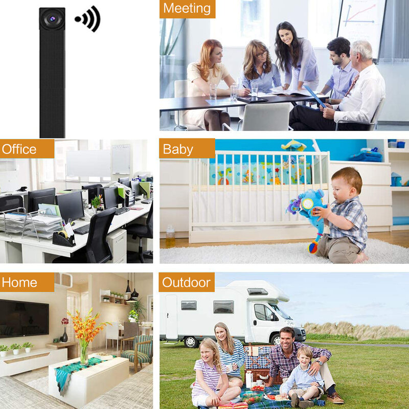 HD 1080P WiFi IP Mini Camera Video Recorder Real-time Home security Micro Camcorder DIY 4K Module Motion remote contro Hidden TF