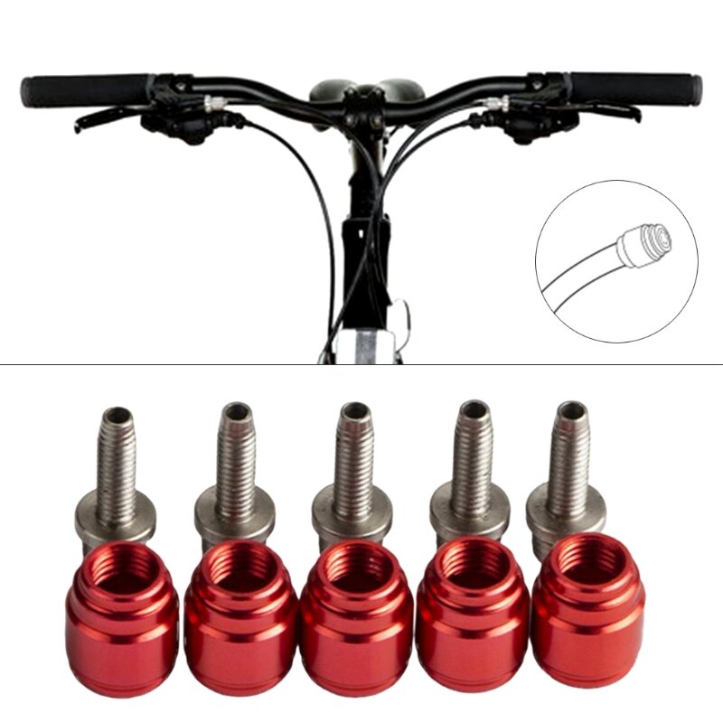 Compatible with Sram Stealth-a-majig，Bicycle Brake and Brass Connecting Insert Kit,Olive Head Oil Needle