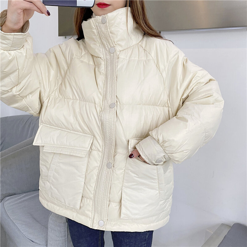 Chaqueta con capucha de alta calidad para mujer, abrigo cálido de moda, Parkas informales, novedad de invierno, 2024