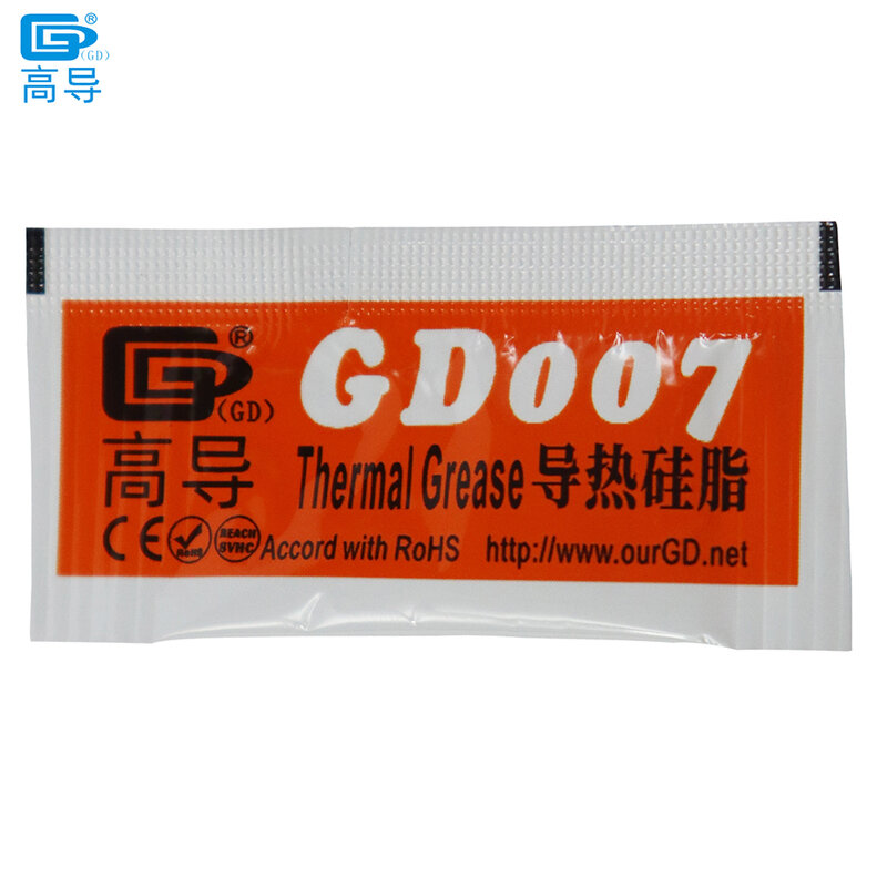 GD GD007-grasa térmica para enfriar pasta, 0,5/1/3/7/15/30/150g, gris, 6,8 W/m.k, BX, SSY, BR, ST, CN, CB, MB