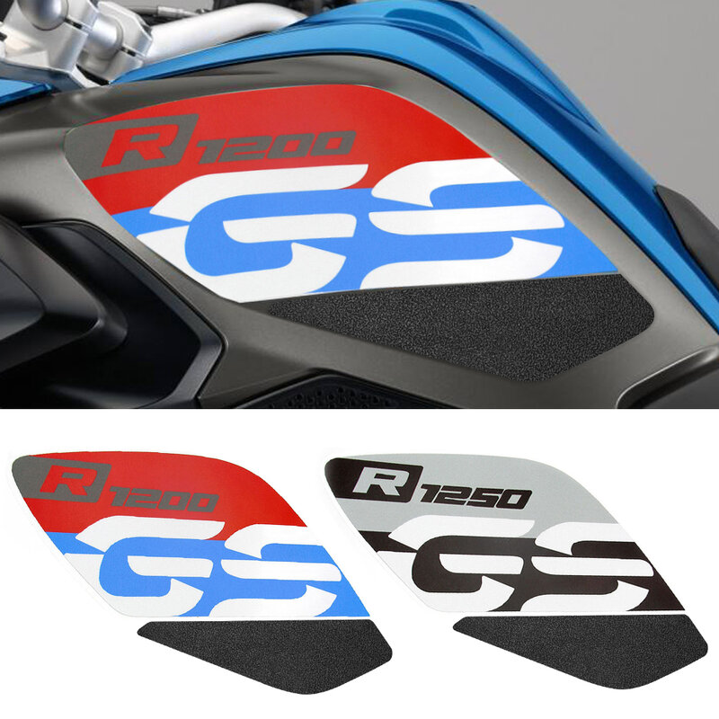 Almohadilla lateral de tracción para tanque de motocicleta, pegatina reflectante, almohadilla protectora antideslizante, para BMW R1200GS GS R1250GS