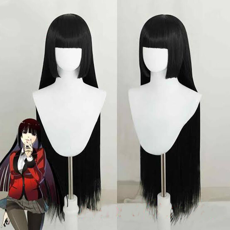 HAIRJOY Mioda Ibuki Cosplay Wigs with Bangs Heat Resistant Fiber Long  Straight Black Teen Adults Women  Anime Wig