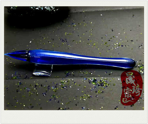 고급 수제 유리 딥 펜, 핸드 크리스탈 펜, 문구류 맞춤형 펜
