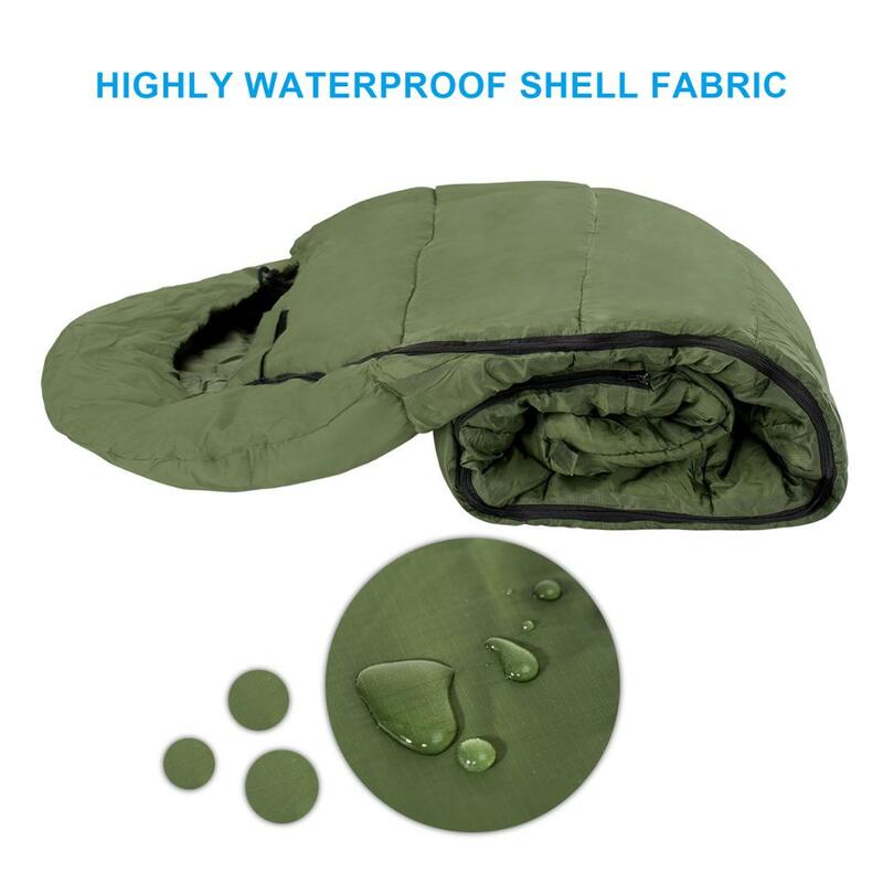 Спальный мешок Agemore, для кемпинга, водонепроницаемый, Сверхлегкий, с подогревом, для взрослых