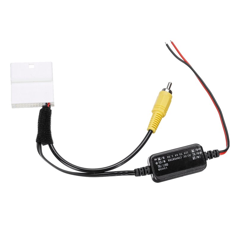 Kabel Konektor Adaptor Kamera Mobil 24 Pin Kamera Pembalik Ke Kabel Unit Kepala GPS untuk Toyota Kluger RAV4