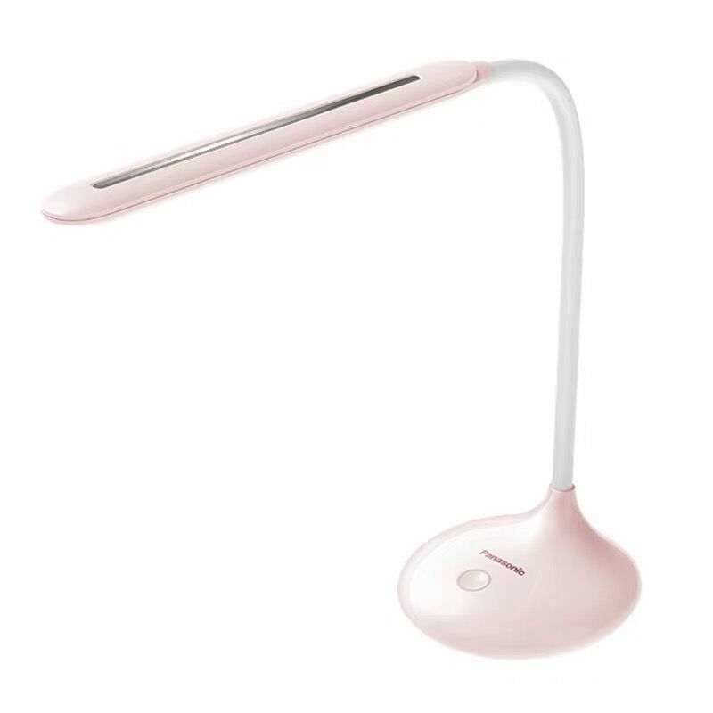 Panasonic Bendable Desk Lamp Children Reading Student Touch Control Switch Dimming Charging LED Pink White Black Table Lamp