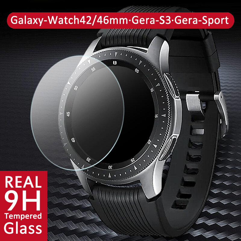 Gehärtetem Glas Screen Protector für Samsung Galaxy Uhr 46mm 42mm Schutz Display Schutz Film für Getriebe S3 Sport uhr Verbesserte