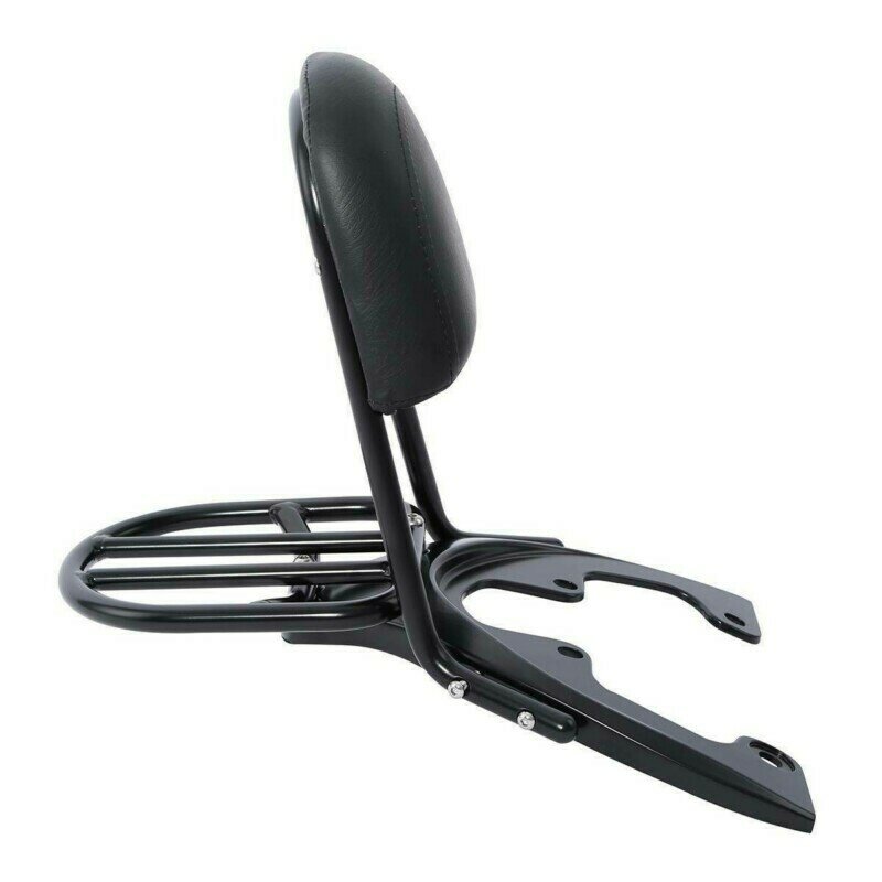 Motorcycle Sissy Bar Backrest Luggage Rack With Baseplate For Harley Night Rod Special VRSCDX 2007-2011
