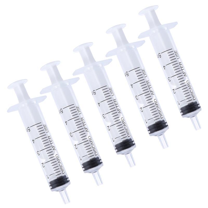 5Pcs 5/10/20/60/100ml Luer Lock Industrial Grade Glue Applicator Syringe Without Needle