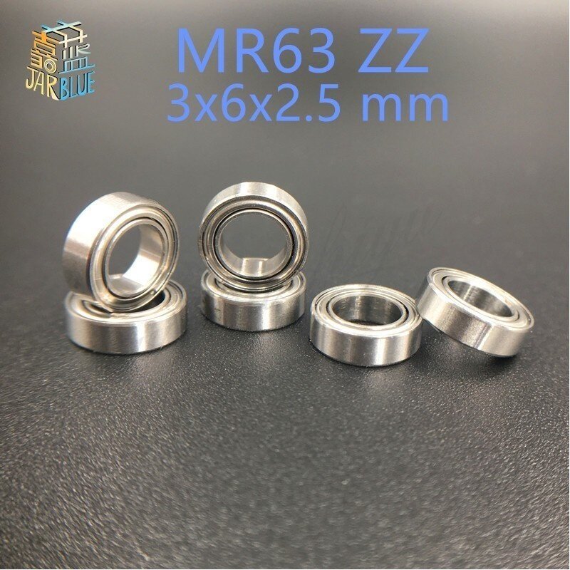 Low-speed bearings  MR63ZZ L-630ZZ WA673ZZA 3x6x2.5 mm MR63 ZZ helicopter model car available