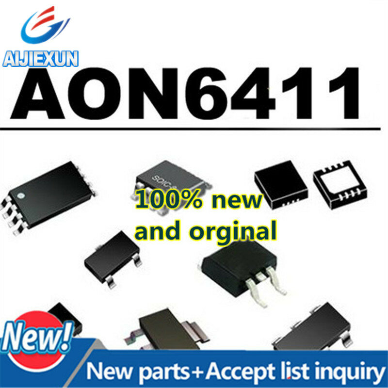 10 قطعة 100% جديد وأصلي AON6411 A0N6411 DFN MOS 20 فولت P-قناة MOSFET في المخزون