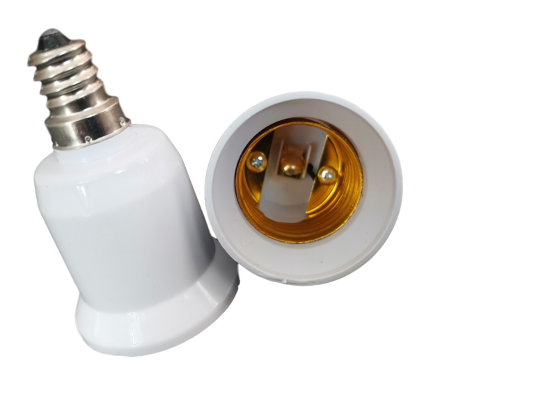 Mới E12 Để E27 Ổ Cắm Bóng Đèn Đui Đèn Adapter Cắm Mở Rộng Lampholder Mới Nhất Nóng Tìm Kiếm