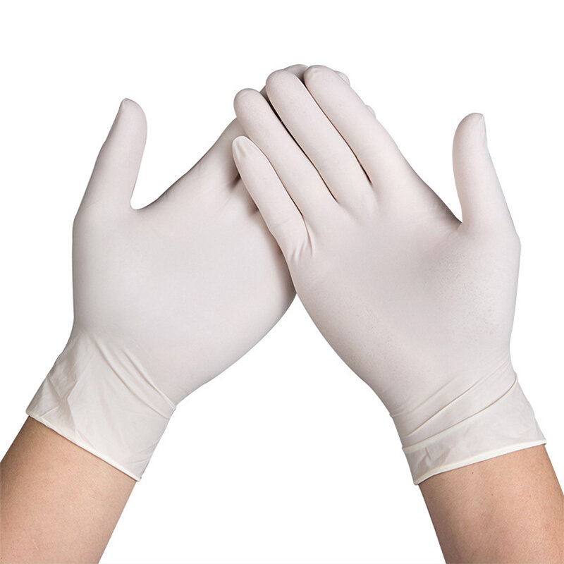 Lateksowe nitrylowe jednorazowe czarne białe rękawiczki kuchenne ochronne ręczne artykuły gospodarstwa domowego produkty czyszczące akcesoria ogrodowe dom