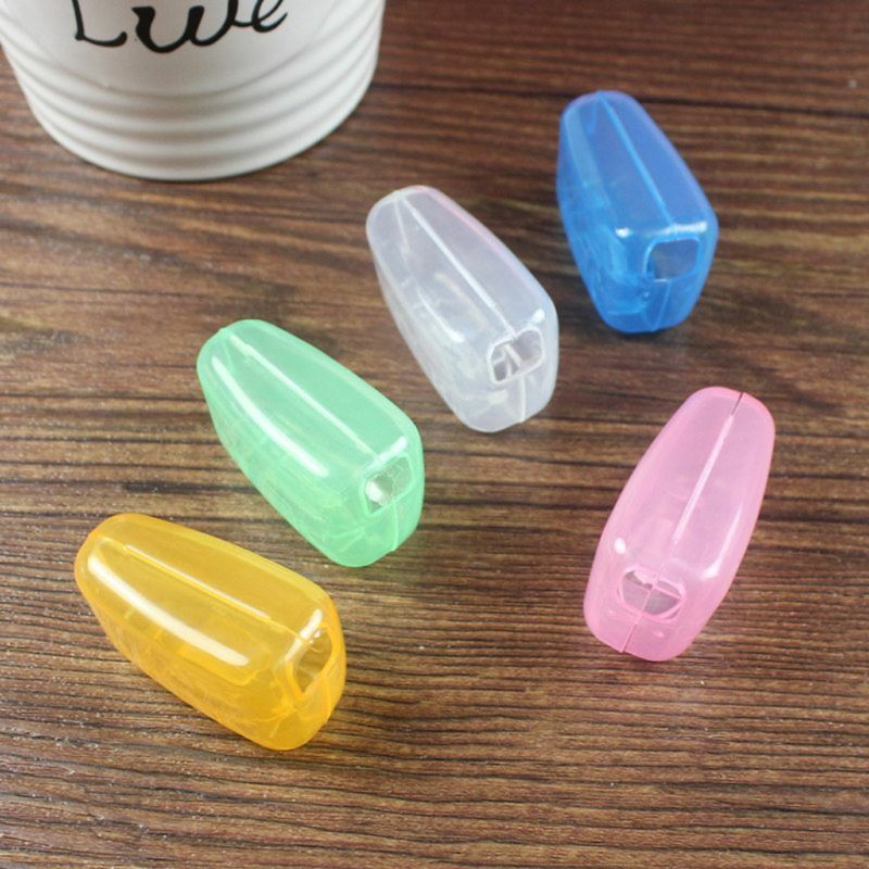 5Pcs Travel Toothbrush Head Cover Case Cap Hike Camping Brush Cleaner Protectors Dropship