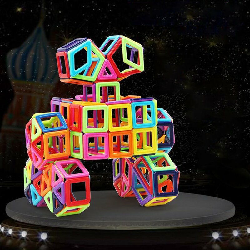 Conjunto de construção de designer magnético modelo & brinquedo de construção ímãs blocos magnéticos brinquedos educativos para crianças