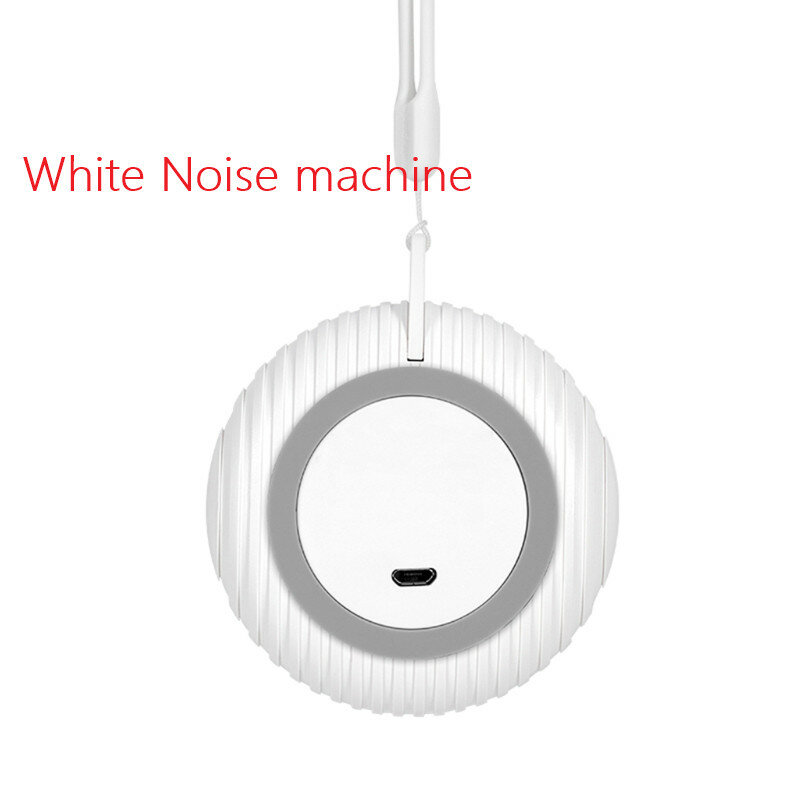 Máquina de ruído branco bebê recém-nascido máquina som 10 sons naturais ruído branco para bebês crianças escritório em casa usb portátil