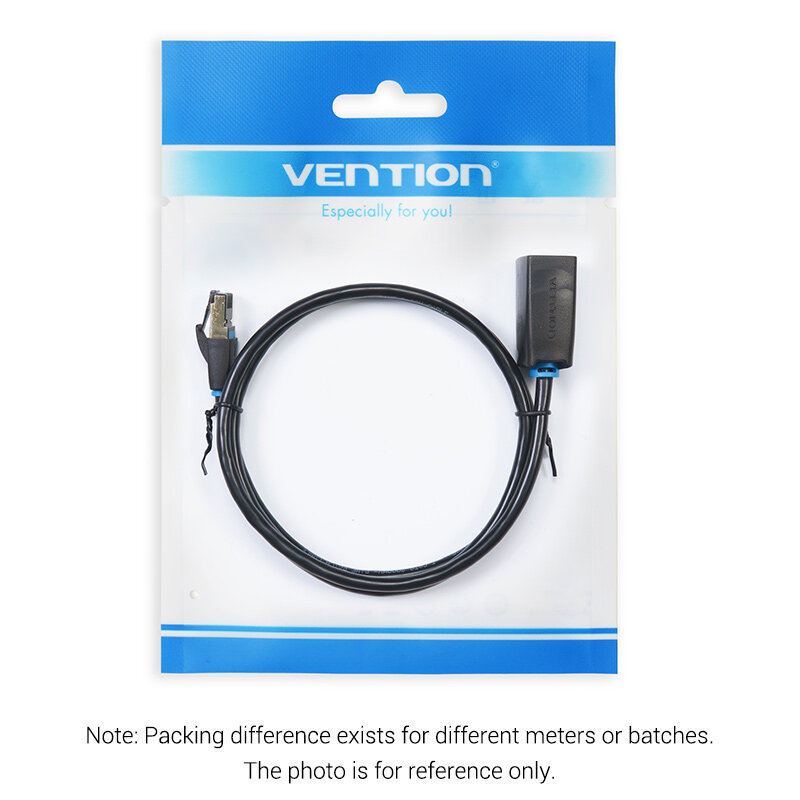 Vention Cat8 Ethernet Extension Cable SFTP 40Gbps RJ45 Extender Patch Cord Adapter for Router Modem PC Cat 8 Ethernet Cable