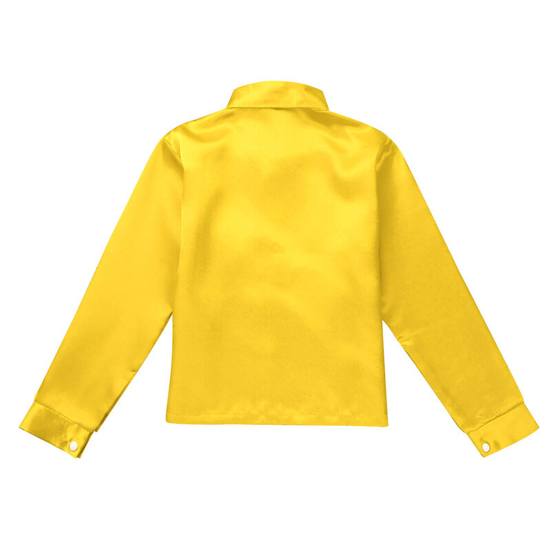 Vêtements de danse à paillettes scintillantes pour enfants, chemise de danse pour garçons, veste brillante pour salle de Rh, manteau Hip Hop Jazz, mode pour adolescents