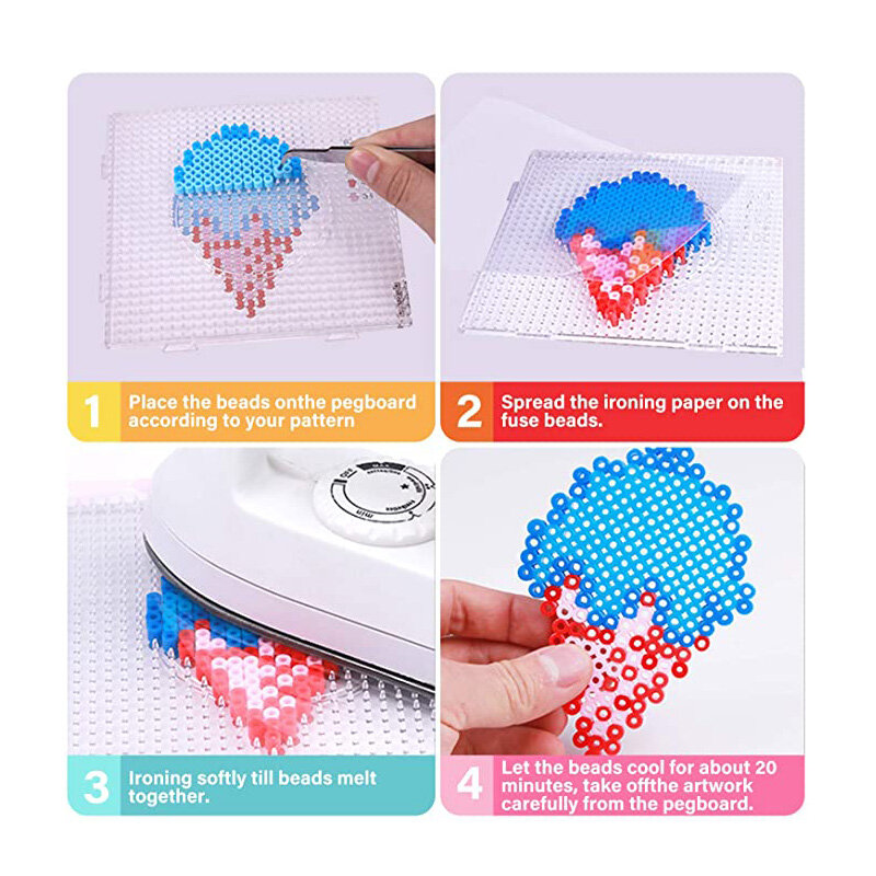 1000pcs/pack 5mm Hama Beads Puzzle Education Toys Juguetes 3D Puzzles Jigsaw Puzzle 48 Colors Perler Beads Fuse Beads For Kids