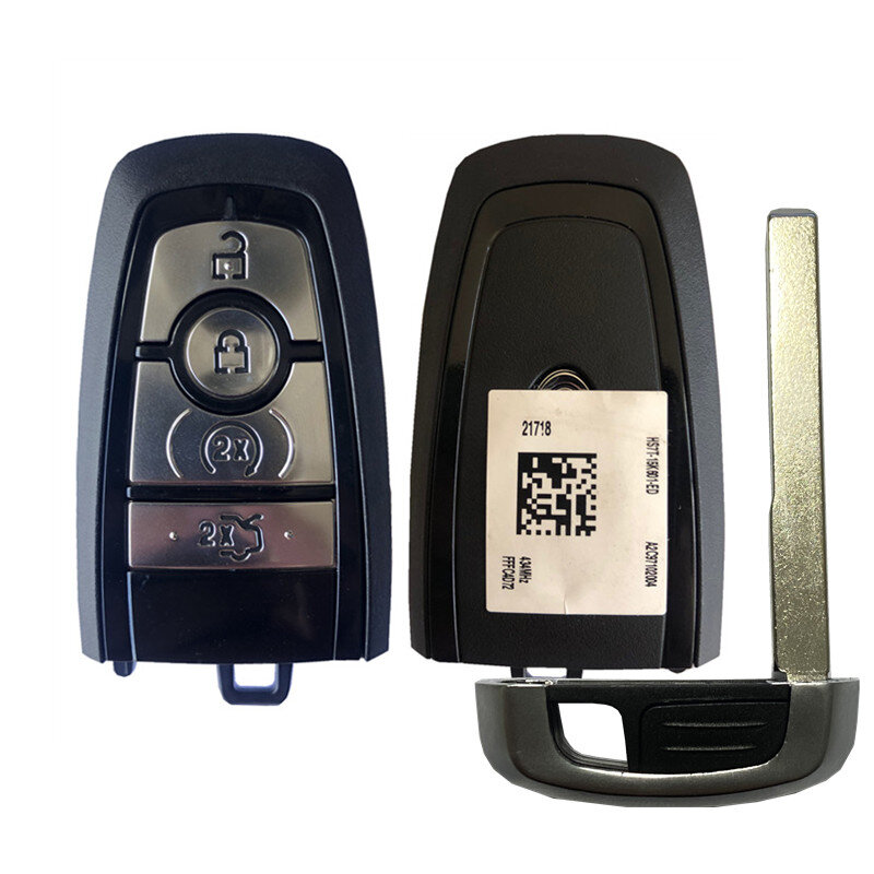 Пульт дистанционного управления CN018093 для ключа Ford с частотой 433,92 МГц, FSK HITAG PRO, деталь без фотоэлементов, 4 кнопки