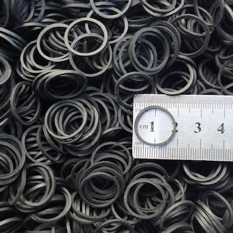 Черные эластичные резинки диаметром 19-43 мм, эластичные уплотнительные кольца