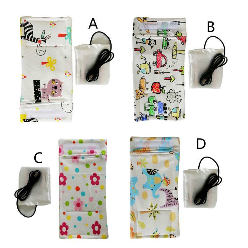 Chauffe-biberon Portable à chargement USB pour nouveau-né, couverture chauffante pour biberon de lait, soins infirmiers, sac isolé