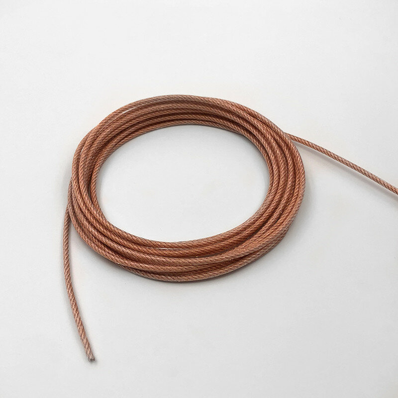 6-метровый Графеновый провод litz type 6, монокристаллический медный посеребренный провод, внешний диаметр 140 сердечника: 1,8 мм