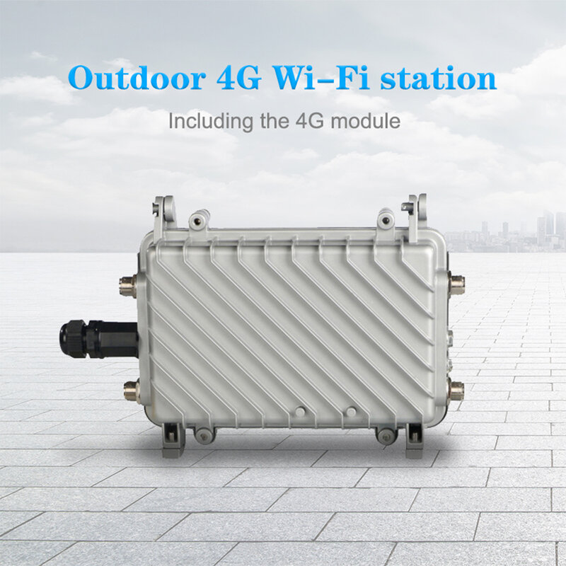 Chipset QCA9531 4G SIM Card Portable Wireless Router High Speed Outdoor POE 4G LTE Wireless AP Wifi Router FRP antenna 8dbi