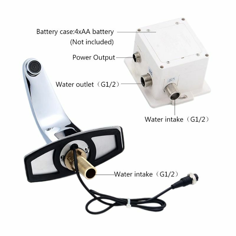 1ชุดเซ็นเซอร์อินฟราเรดก๊อกน้ำอัตโนมัติTouchless Sink Sensorก๊อกน้ำInductiveน้ำก๊อกน้ำห้องครัวห้องน้ำติดตั้งก๊อก