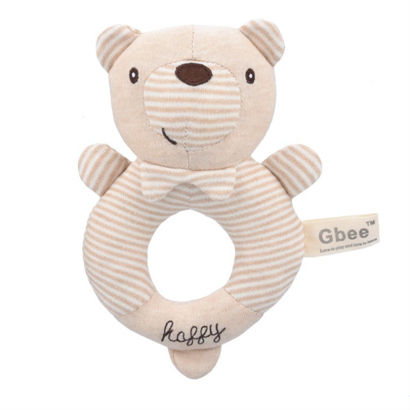 Mainan Kerincingan Bayi Yang Baru Lahir Boneka Boneka Mewah dengan Lonceng Gantung Tempat Tidur Kereta Bayi Mainan Latihan Ambil Gambar Beruang