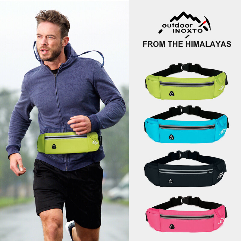 Running Canvas Bag, Waterproof Portable Sports Belt for Men and Women, Fitness Accessory