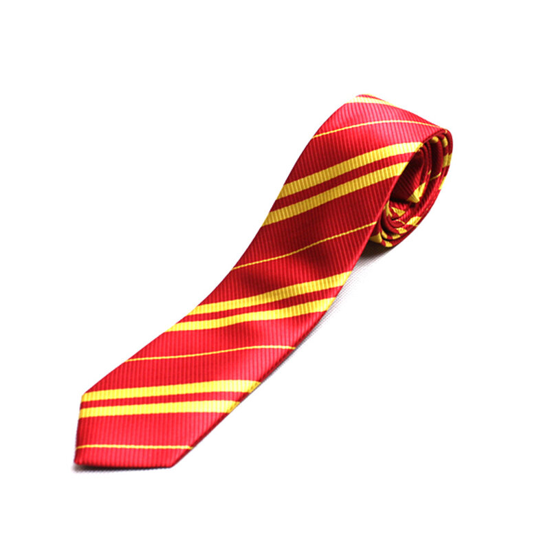 Krawat magia College odznaka kostium krawat akcesoria Harris Halloween Cosplay piękny kostium krawat Prop Twill Casual