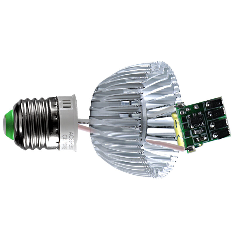 アンプルledスポットライトE27 110v 220v 12v 24 v 4 3wアルミ電球のための照明12 24 vボルトエネルギー節約